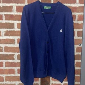 Grand Slam by Munsingwear blue cardigan, size XL, vintage
